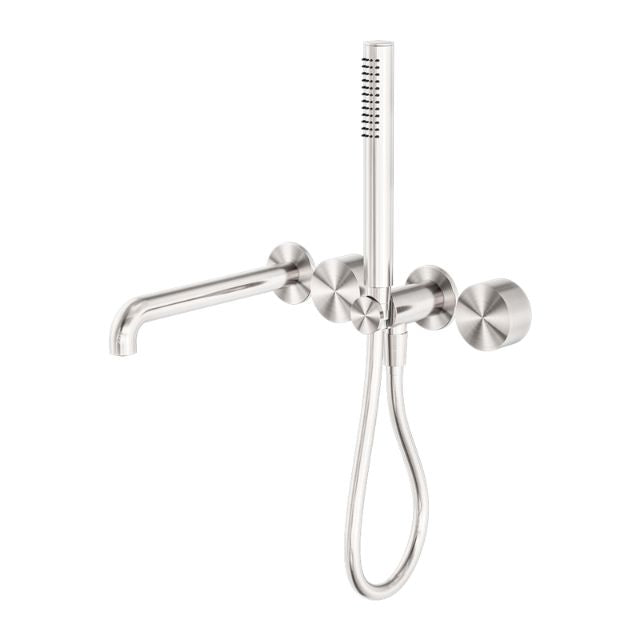 Nero Kara Progressive Shower System Separate Plate With Spout 250mm Brushed Nickel NR271903B250BN - The Blue Space