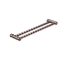 Nero Mecca Care 25mm Double Towel Grab Rail 600mm Brushed Bronze NRCR2524DBZ - The Blue Space