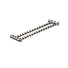 Nero Mecca Care 25mm Double Towel Grab Rail 600mm Brushed Nickel NRCR2524DBN - The Blue Space