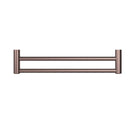 Buy Online Nero Mecca Care 25mm Double Towel Grab Rail 900mm Brushed Bronze NRCR2530DBZ - The Blue Space