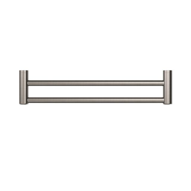 Buy Online Nero Mecca Care 25mm Double Towel Grab Rail 900mm Brushed Nickel NRCR2530DBN - The Blue Space