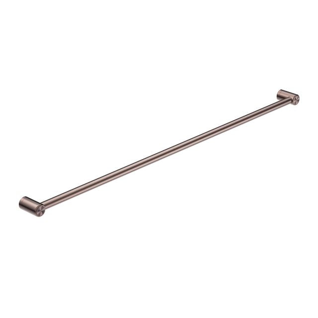 Nero Mecca Care 25mm Grab Rail 1200mm Brushed Bronze NRCR2548BZ - The Blue Space