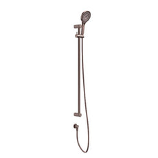 Nero Mecca Care 25mm Grab Rail and Adjustable Shower Rail Set 900mm Brushed Bronze NRCS004BZ - The Blue Space