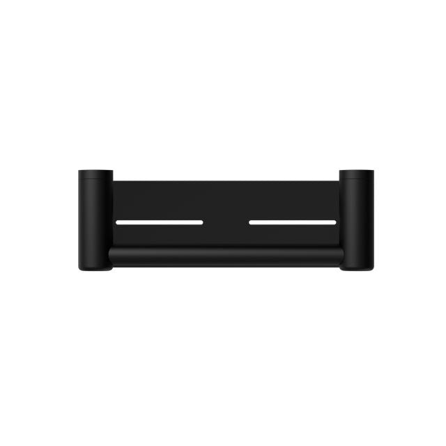 Buy Online Nero Mecca Care 25mm Grab Rail With Shelf 300mm Matte Black NRCR2512CMB - The Blue Space