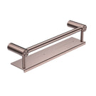 Nero Mecca Care 25mm Grab Rail With Shelf 450mm Brushed Bronze NRCR2518CBZ - The Blue Space