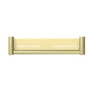 Buy Online Nero Mecca Care 25mm Grab Rail With Shelf 450mm Brushed Gold NRCR2518CBG - The Blue Space