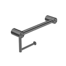 Nero Mecca Care 25mm Toilet Roll Rail 300mm Gunmetal NRCR2512AGM - The Blue Space