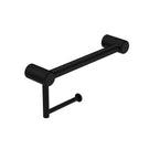 Nero Mecca Care 25mm Toilet Roll Rail 300mm Matte Black NRCR2512AMB - The Blue Space