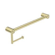 Nero Mecca Care 25mm Toilet Roll Rail 450mm Brushed Gold NRCR2518ABG - The Blue Space