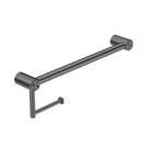 Nero Mecca Care 25mm Toilet Roll Rail 450mm Gunmetal NRCR2518AGM - The Blue Space