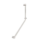 Buy Online Nero Mecca Care 32mm Ambulant 45 Degree Bent Tube Grab Rail 450x650mm Brushed Nickel NRCR3245DBN - The Blue Space