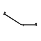 Nero Mecca Care 32mm Ambulant 45 Degree Bent Tube Grab Rail 450x650mm Matte Black NRCR3245DMB - The Blue Space