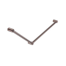 Nero Mecca Care 32mm DDA Grab Rail Set 45 Degree 750x900mm Brushed Bronze NRCR3245BZ - The Blue Space