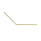 Buy Online Nero Mecca Care 32mm DDA Grab Rail Set 45 Degree 750x900mm Brushed Gold NRCR3245BG - The Blue Space