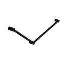 Nero Mecca Care 32mm DDA Grab Rail Set 45 Degree 750x900mm Matte Black NRCR3245MB - The Blue Space