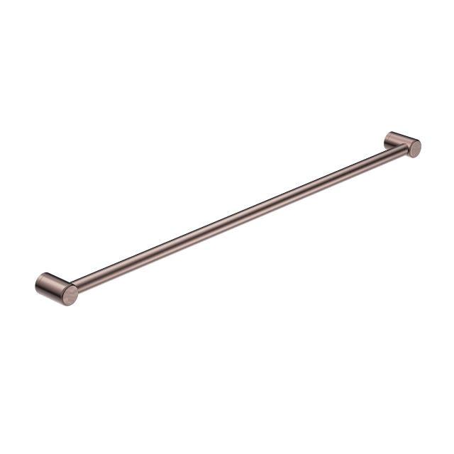 Nero Mecca Care 32mm Grab Rail 1200mm Brushed Bronze NRCR3248BZ - The Blue Space