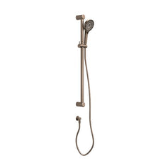 Nero Mecca Care 32mm Grab Rail and Adjustable Shower Rail Set 900mm Brushed Bronze NRCS005BZ - The Blue Space
