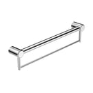 Nero Mecca Care 32mm Grab Rail With Towel Holder 600mm Chrome NRCR3224BCH - The Blue Space