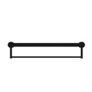 Buy Online Nero Mecca Care 32mm Grab Rail With Towel Holder 600mm Matte Black NRCR3224BMB - The Blue Space