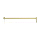 Buy Online Nero Mecca Care 32mm Grab Rail With Towel Holder 900mm Brushed Gold NRCR3230BBG - The Blue Space