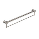 Nero Mecca Care 32mm Grab Rail With Towel Holder 900mm Brushed Nickel NRCR3230BBN - The Blue Space