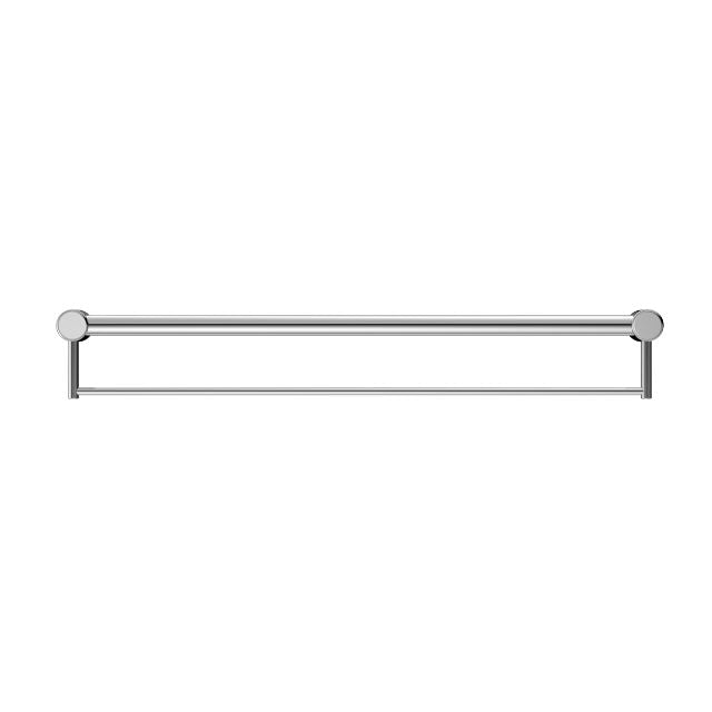 Buy Online Nero Mecca Care 32mm Grab Rail With Towel Holder 900mm Chrome NRCR3230BCH - The Blue Space