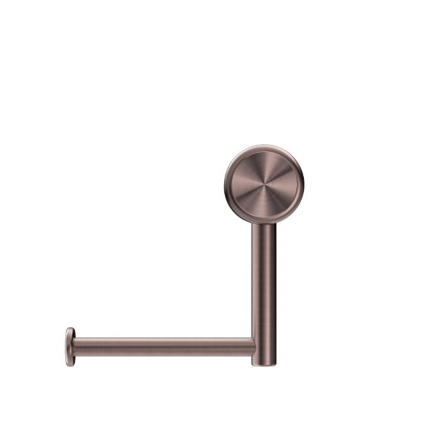 Buy Online Nero Mecca Care Heavy Duty Toilet Roll Holder Brushed Bronze NRCR3286BZ - The Blue Space