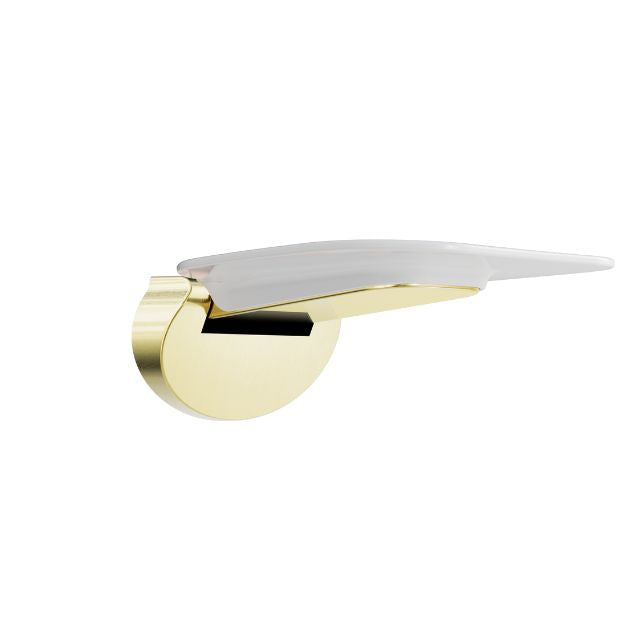 Buy Online Nero Mecca Care Shower Seat 400x330mm Brushed Gold NRCR0003BG - The Blue Space