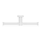 Buy Nero Mecca Double Toilet Roll Holder Matte White NR1986dMW - The Blue Space