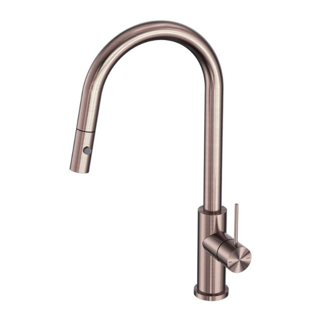 Nero Mecca Pull Out Sink Mixer With Vegie Spray in Brushed Bronze NR221908BZ - The Blue Space