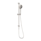 Front View Nero Mecca Rail Shower With Air Shower Brushed Nickel NR221905aBN - The Blue Space