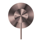 Buy Nero Mecca Shower Mixer 80mm Plate Brushed Bronze NR221911BZ = The Blue Space