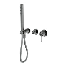 Nero Mecca Shower Mixer Divertor System Separate Back Plate in Gun Metal NR221912FGM - The Blue Space