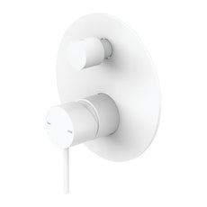 Nero Mecca Shower Mixer With Diverter in Matte White NR221911AMW - The Blue Space