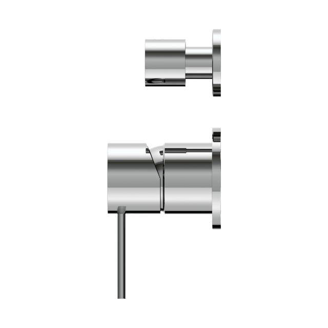 Buy Online Nero Mecca Shower Mixer With Divertor Separate Back Plate Chrome NR221911SCH - The Blue Space