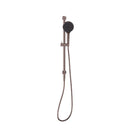 Front View Nero Mecca Shower Rail With Air Shower II Brushed Bronze - NR221905GBZ - The Blue Space