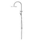 Side View Nero Mecca Twin Shower With Air Shower II Chrome - NR221905HCH - The Blue Space