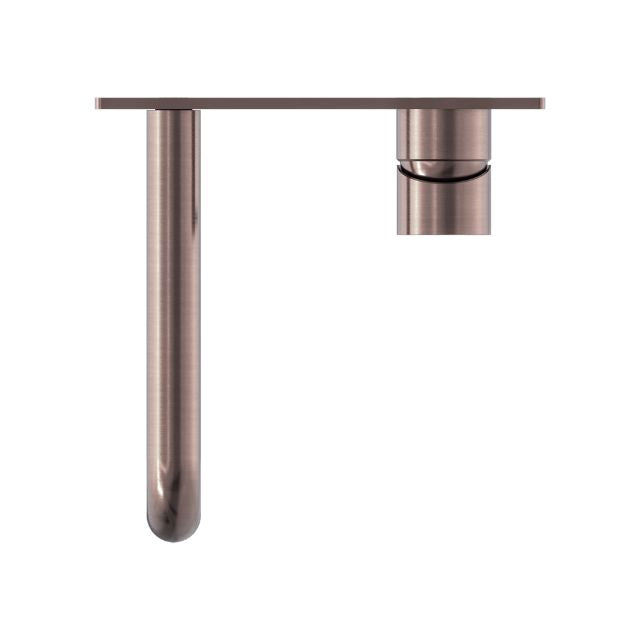 Top Nero Mecca Wall Basin Mixer 160mm Spout Brushed Bronze - NR221910a160BZ - The Blue Space