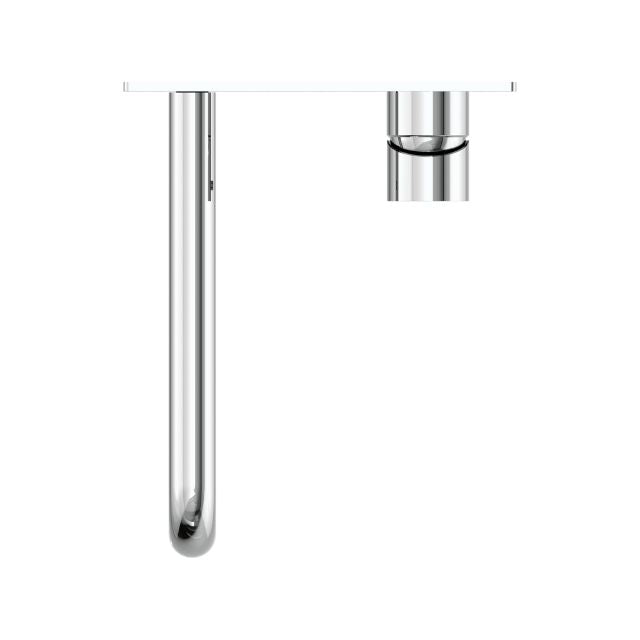 Top Nero Mecca Wall Basin Mixer 260mm Spout Chrome - NR221910a260CH - The Blue Space