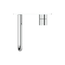 Top View Nero Mecca Wall Basin Mixer Handle Up 120mm Spout Chrome NR221910b120CH - The Blue Space