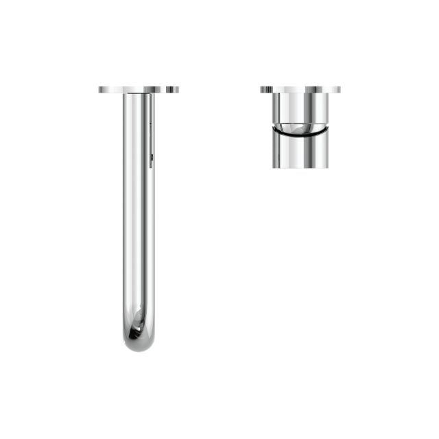 Separate Backplate Mixer - Nero Mecca Wall Basin Mixer Sep BP 120mm Spout Chrome - NR221910C120CH - The Blue Space