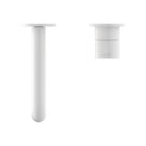 Buy Now Nero Mecca Wall Basin Mixer Separate Backplate Handle Up 230mm Spout Matte White - NR221910D230MW - The Blue Space