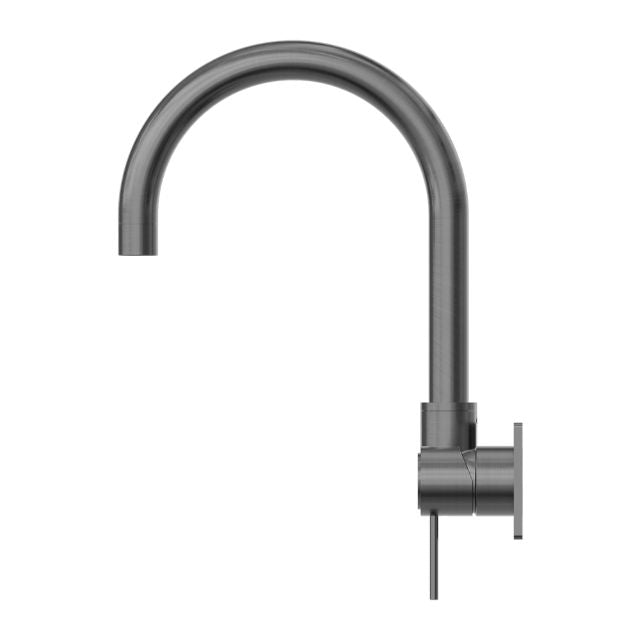 Buy Now Nero Mecca Wall Basin / Bath Mixer Set with Swivel Spout in Gun Metal NR221910QGM - The Blue Space