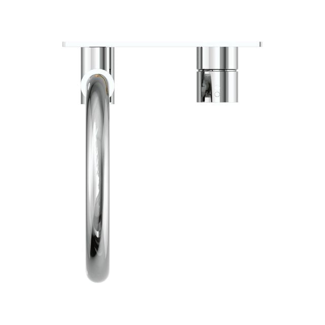 Buy Now Nero Mecca Wall Basin/Bath Mixer with Swivel Spout and Handle Up Mixer in Chrome NR221910PCH - The Blue Space
