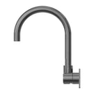 Buy Online Nero Mecca Wall Basin/Bath Mixer Swivel Spout with Handle Up Wall Mixer in Gun Metal NR221910PGM - The Blue Space