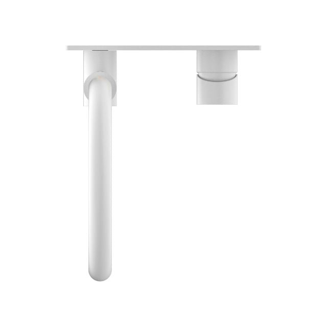 Buy Now Nero Mecca Wall Basin / Bath Mixer Set with Swivel Spout in Matte White NR221910QMW - The Blue Space
