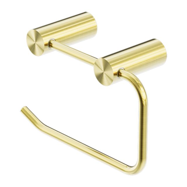 Nero New Mecca Toilet Roll Holder Brushed Gold NR2386BG - The Blue Space