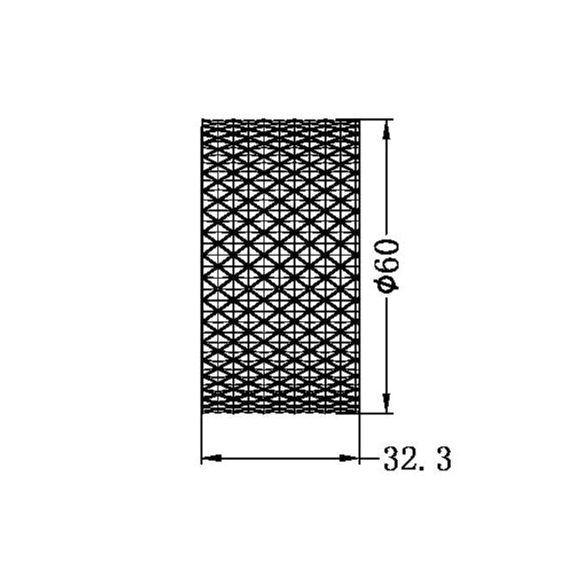 Technical Drawing Nero Opal Progressive Shower Mixer Graphite NR252009GR - The Blue Space