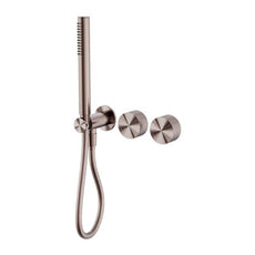 Nero Opal Progressive Shower System Separate Plate Brushed Bronze NR252003DBZ - The Blue Space