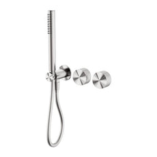 Nero Opal Progressive Shower System Separate Plate Brushed Nickel NR252003DBN - The Blue Space